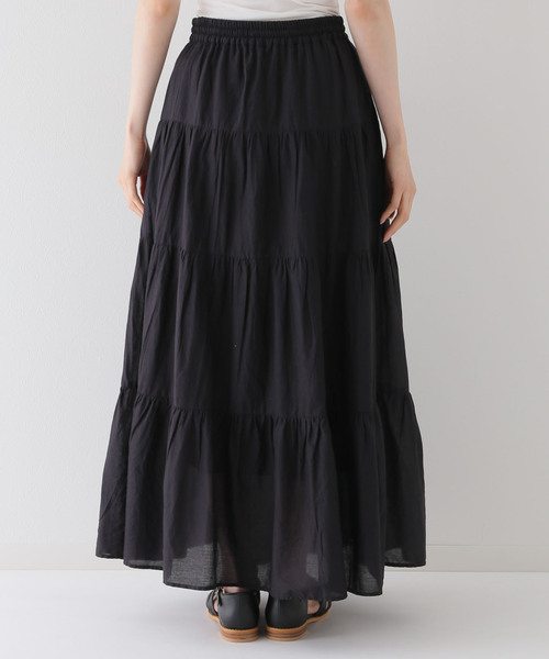 B.C STOCK(ベーセーストック)の「ティアードスカート(スカート・レディース・ホワイト/ブラック・FREE)」の19枚目の写真