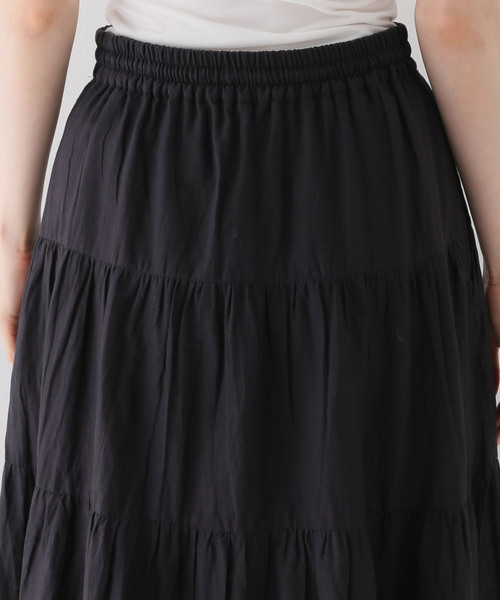 B.C STOCK(ベーセーストック)の「ティアードスカート(スカート・レディース・ホワイト/ブラック・FREE)」の21枚目の写真