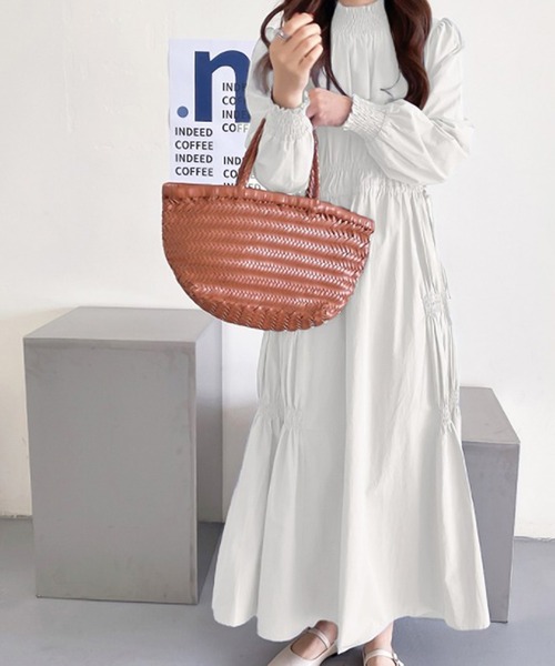 Girly Doll(ガーリードール)の「ワンピース(ワンピース・レディース・ブルー/ホワイト/ブラック/ブラウン・L/M)」の2枚目の写真
