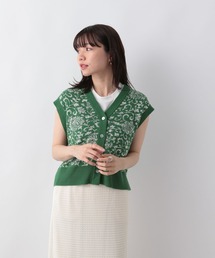 RAGEBLUE | 2WAYフラワー柄ニットベスト(ベスト)