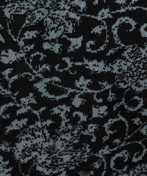 RAGEBLUE（レイジブルー）の「2WAYフラワー柄ニットベスト（ベスト・レディース・ブラック/ベージュ/グリーン・FREE）」の10枚目の写真