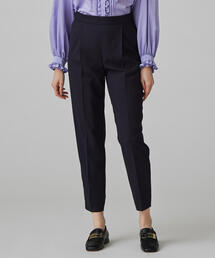 TOMORROWLAND | ポリエステルウールツイル タックテーパードパンツ(スラックス)