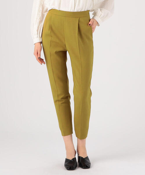 TOMORROWLAND （トゥモローランド）の「ポリエステルウールツイル タックテーパードパンツ（スラックス・レディース・シャーベット/ライトブルー/ネイビー・36/32/34/38）」の7枚目の写真