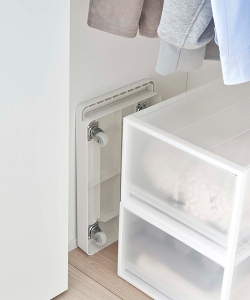 BIRTHDAY BAR(バースデイバー)の「tower 台車(収納グッズ・レディース・ホワイト/ブラック・フリー)」の4枚目の写真