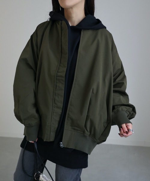 ap retro（アプレトロ）の「ボリュームスリーブMA-1ブルゾン（MA-1
