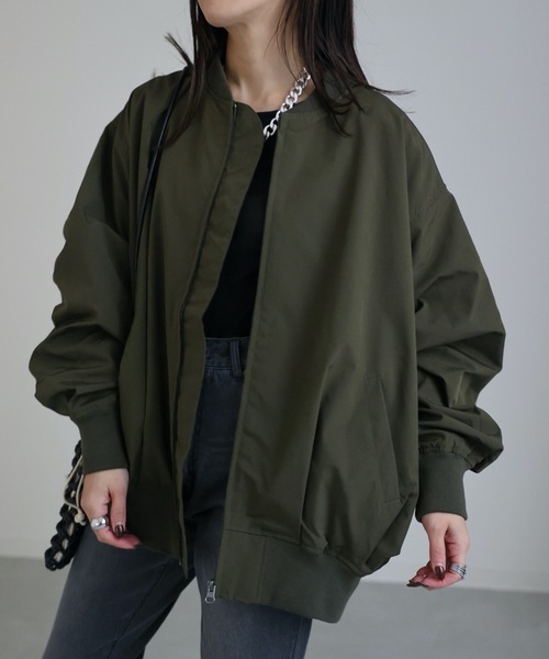 ap retro（アプレトロ）の「ボリュームスリーブMA-1ブルゾン（MA