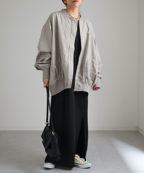 セール】ボリュームスリーブMA-1ブルゾン（MA-1）｜ap retro