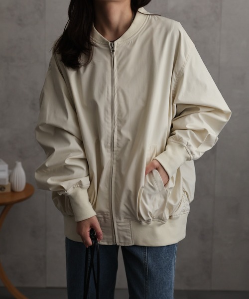 セール】ボリュームスリーブMA-1ブルゾン（MA-1）｜ap retro