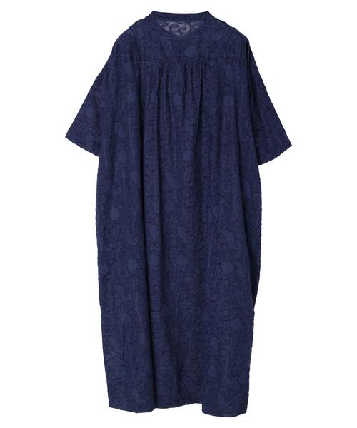 Green　Parks（グリーンパークス）の「JQシャツワンピース（ワンピース・レディース・ブラック/ブルー/カーキ・FREE）」の14枚目の写真