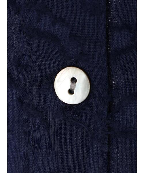 Green　Parks（グリーンパークス）の「JQシャツワンピース（ワンピース・レディース・ブラック/ブルー/カーキ・FREE）」の19枚目の写真