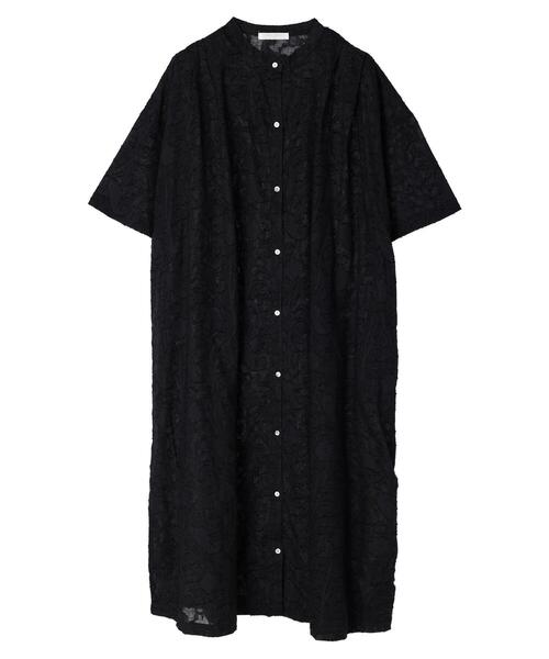 Green　Parks（グリーンパークス）の「JQシャツワンピース（ワンピース・レディース・ブラック/ブルー/カーキ・FREE）」の22枚目の写真