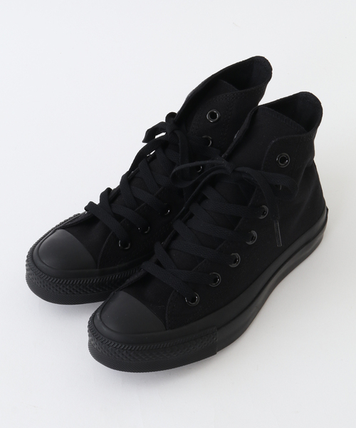 MELROSE claire（メルローズ クレール）の「【CONVERSE CHUCK TAYLOR CANVAS ALL STAR HI】（スニーカー・レディース・ブラック系その他/レッド/キナリ/ネイビー/チャコールグレー/ホワイト/ブラック・23.5/25/24.5/24/22.5/25.5/23）」の4枚目の写真