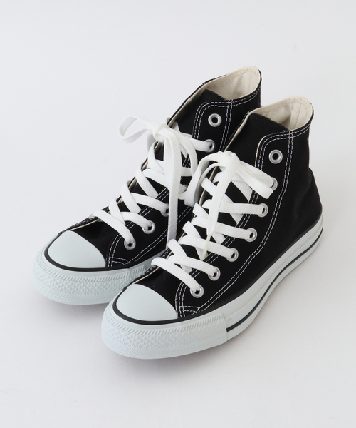 MELROSE claire（メルローズ クレール）の「【CONVERSE CHUCK TAYLOR CANVAS ALL STAR HI】（スニーカー・レディース・ブラック系その他/レッド/キナリ/ネイビー/チャコールグレー/ホワイト/ブラック・23.5/25/24.5/24/22.5/25.5/23）」の3枚目の写真