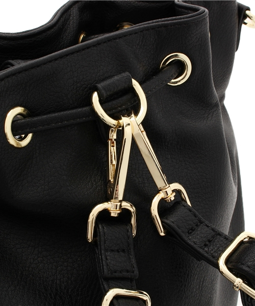 DISCOAT（ディスコート）の「【Discoat】バンブータッセル巾着2wayリュック（バックパック/リュック・レディース・ピンク/オフホワイト/ブラック・ﾌﾘ-）」の12枚目の写真