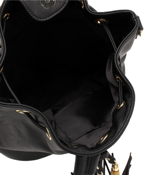 DISCOAT（ディスコート）の「【Discoat】バンブータッセル巾着2wayリュック（バックパック/リュック・レディース・ピンク/オフホワイト/ブラック・ﾌﾘ-）」の7枚目の写真