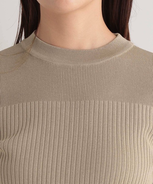 Andemiu（アンデミュウ）の「ソデシアーリブニット147289（ニット/セーター・レディース・オフホワイト/ベージュ/ブルー・FREE）」の11枚目の写真