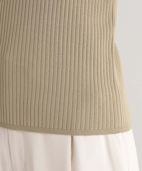 Andemiu（アンデミュウ）の「ソデシアーリブニット147289（ニット/セーター・レディース・オフホワイト/ベージュ/ブルー・FREE）」の16枚目の写真