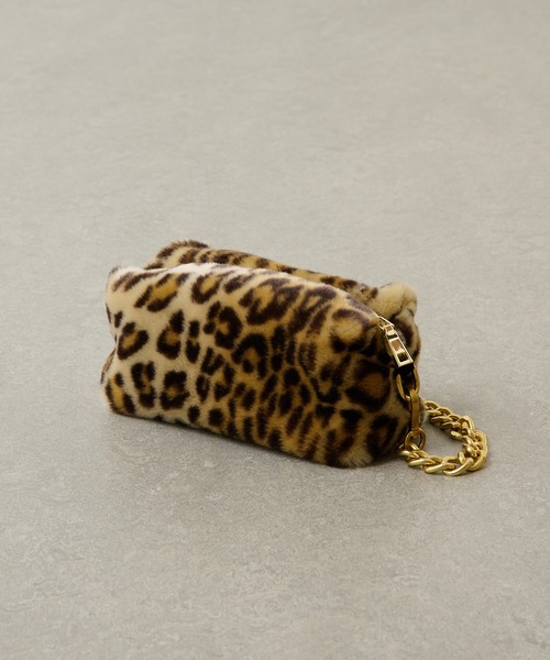 a point（アポワン）の「【a point】フェイクファーショルダーバッグ（ショルダーバッグ・レディース・ベージュ/オレンジ・FREE）」の4枚目の写真