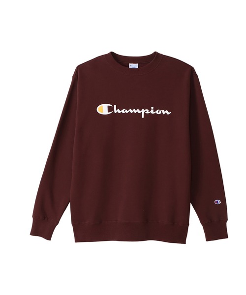 Champion（チャンピオン）の「【Champion/チャンピオン】メンズ ベーシック クルーネックスウェットシャツ（スウェット・メンズ・ホワイト/ブラック/ネイビー/ブラウン/グレー・SMALL/MEDIUM/LARGE/X-LARGE）」の5枚目の写真