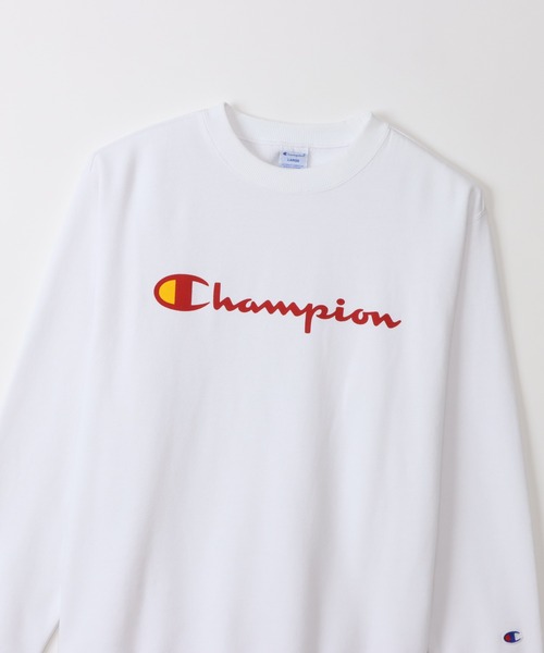Champion（チャンピオン）の「【Champion/チャンピオン】メンズ ベーシック クルーネックスウェットシャツ（スウェット・メンズ・ホワイト/ブラック/ネイビー/ブラウン/グレー・SMALL/MEDIUM/LARGE/X-LARGE）」の7枚目の写真