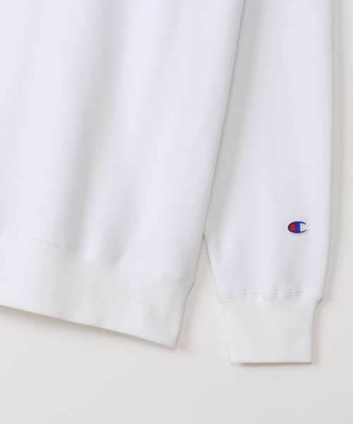 Champion（チャンピオン）の「【Champion/チャンピオン】メンズ ベーシック クルーネックスウェットシャツ（スウェット・メンズ・ホワイト/ブラック/ネイビー/ブラウン/グレー・SMALL/MEDIUM/LARGE/X-LARGE）」の9枚目の写真