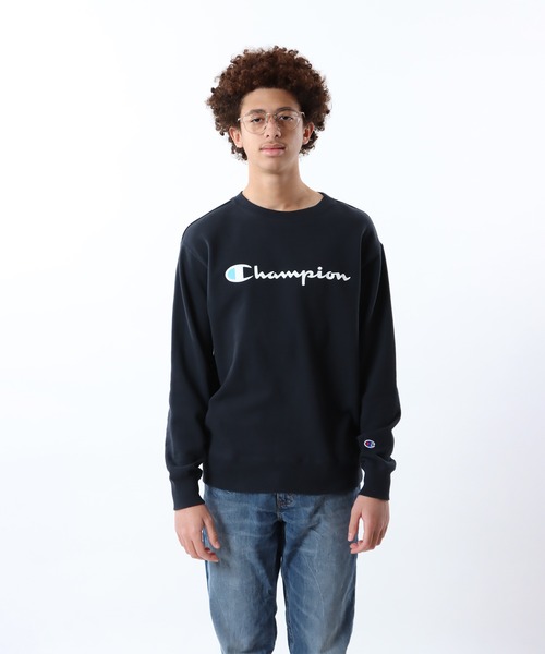 Champion（チャンピオン）の「【Champion/チャンピオン】メンズ ベーシック クルーネックスウェットシャツ（スウェット・メンズ・ホワイト/ブラック/ネイビー/ブラウン/グレー・SMALL/MEDIUM/LARGE/X-LARGE）」の19枚目の写真