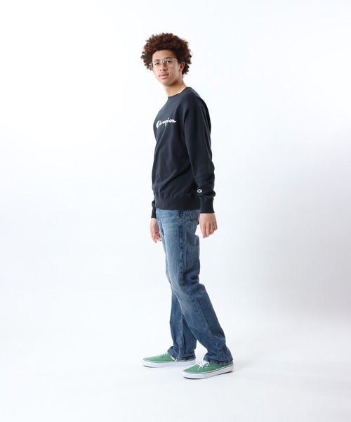 Champion（チャンピオン）の「【Champion/チャンピオン】メンズ ベーシック クルーネックスウェットシャツ（スウェット・メンズ・ホワイト/ブラック/ネイビー/ブラウン/グレー・SMALL/MEDIUM/LARGE/X-LARGE）」の21枚目の写真