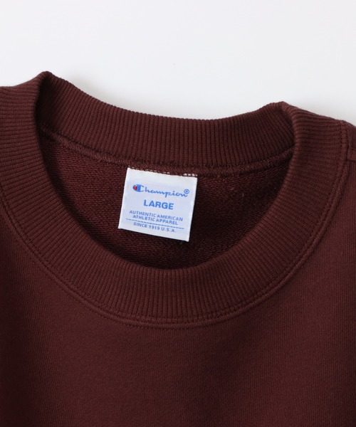 Champion（チャンピオン）の「【Champion/チャンピオン】メンズ ベーシック クルーネックスウェットシャツ（スウェット・メンズ・ホワイト/ブラック/ネイビー/ブラウン/グレー・SMALL/MEDIUM/LARGE/X-LARGE）」の18枚目の写真