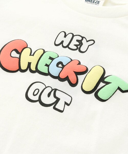 BREEZE（ブリーズ）の「2色2柄レイヤード風Tシャツ（Tシャツ/カットソー・キッズ・ブラック/オフホワイト・100/140/130/110/90/120/80）」の13枚目の写真