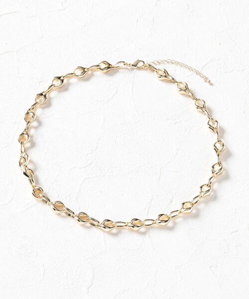 OPAQUE.CLIP（オペークドットクリップ）の「◆メタルチェーンネックレス（ネックレス・レディース・ゴールド・00）」の7枚目の写真