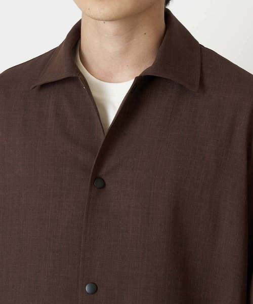 a.v.v（アーヴェヴェ）の「【M-XXL】リライトコーチジャケット(セットアップ対応)（カバーオール・メンズ・ブラック/ダークブラウン・46/48/50/52）」の19枚目の写真