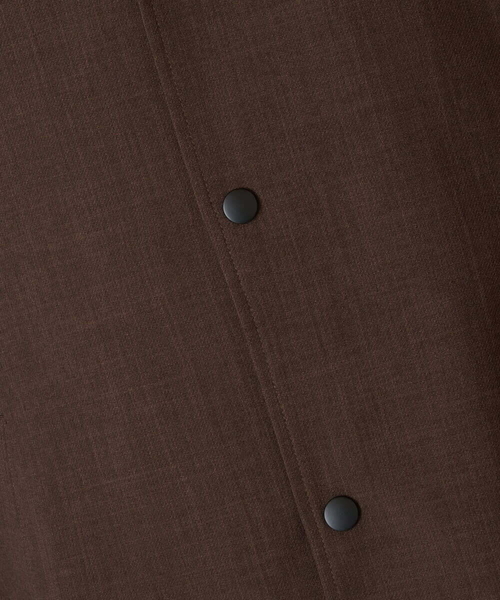 a.v.v（アーヴェヴェ）の「【M-XXL】リライトコーチジャケット(セットアップ対応)（カバーオール・メンズ・ブラック/ダークブラウン・46/48/50/52）」の5枚目の写真