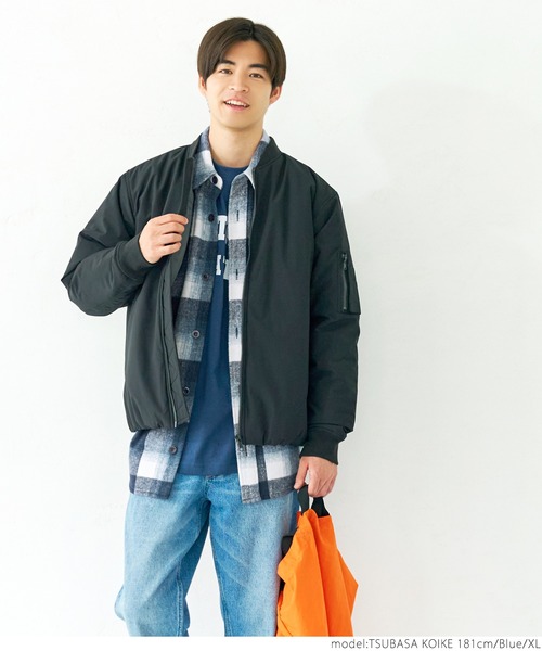 coca（coca）（コカ）の「メンズシャギーチェックシャツ（シャツ/ブラウス・メンズ・ブラック/ブルー・M/L/XL）」の7枚目の写真