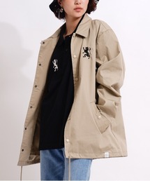 GIORDANO | [GIORDANO] ライオン刺繍 コーチジャケット (撥水加工)(ブルゾン)