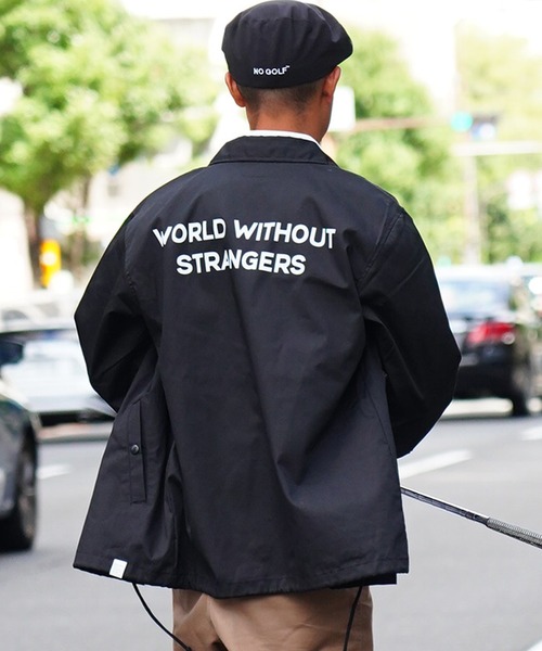 GIORDANO（ジョルダーノ）の「[GIORDANO] ライオン刺繍 コーチジャケット (撥水加工)（ブルゾン・レディース・ブラック/ダークグリーン/ベージュ・MEDIUM/LARGE）」の8枚目の写真