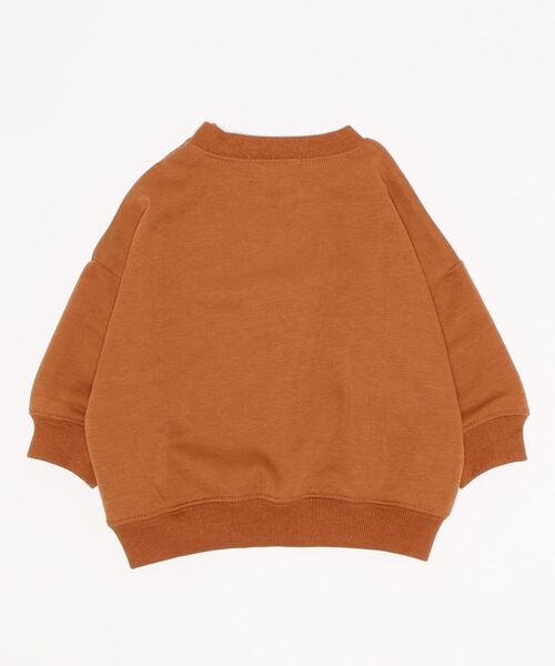 BIG FIELD（ビッグフィールド）の「裏シャギートレーナー（80～150cm）（スウェット・キッズ・ブラウン/ブラック/カーキ・80/90/95/100/110/120/130/140/150）」の4枚目の写真