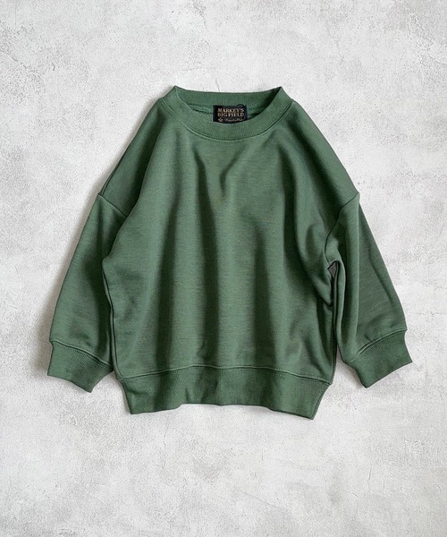 BIG FIELD（ビッグフィールド）の「裏シャギートレーナー（80～150cm）（スウェット・キッズ・ブラウン/ブラック/カーキ・80/90/95/100/110/120/130/140/150）」の3枚目の写真