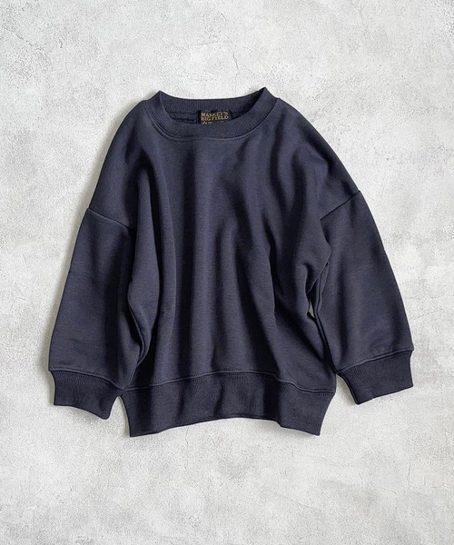 BIG FIELD（ビッグフィールド）の「裏シャギートレーナー（80～150cm）（スウェット・キッズ・ブラウン/ブラック/カーキ・80/90/95/100/110/120/130/140/150）」の2枚目の写真