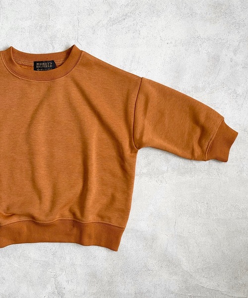 BIG FIELD（ビッグフィールド）の「裏シャギートレーナー（80～150cm）（スウェット・キッズ・ブラウン/ブラック/カーキ・80/90/95/100/110/120/130/140/150）」の5枚目の写真