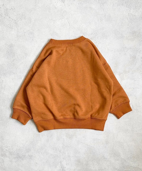 BIG FIELD（ビッグフィールド）の「裏シャギートレーナー（80～150cm）（スウェット・キッズ・ブラウン/ブラック/カーキ・80/90/95/100/110/120/130/140/150）」の7枚目の写真