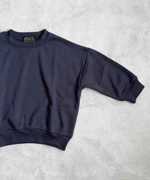 BIG FIELD（ビッグフィールド）の「裏シャギートレーナー（80～150cm）（スウェット・キッズ・ブラウン/ブラック/カーキ・80/90/95/100/110/120/130/140/150）」の8枚目の写真