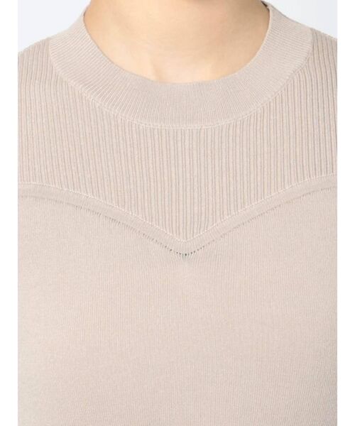 GYDA(ジェイダ)の「【セットアップ着用可】ビスチェレイヤードライク ロングスリーブニットトップス(ニット/セーター・レディース・ブラック/ベージュ・FREE)」の22枚目の写真