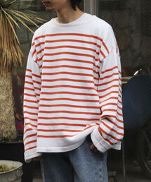 GLOSTER | 【GLOSTER/グロスター】フレンチバスクニット プルオーバー ボートネック ボーダーニット(ニット/セーター)