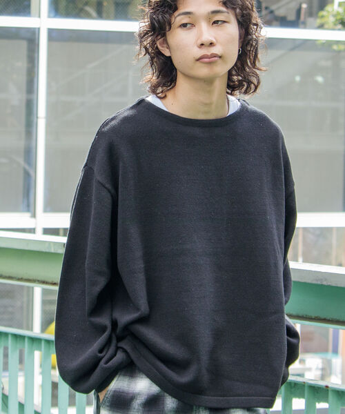 GLOSTER（グロスター）の「【GLOSTER/グロスター】フレンチバスクニット プルオーバー ボートネック ボーダーニット（ニット/セーター・メンズ・ブルー系その他/ホワイト系その他2/ホワイト系その他/ブラック・M/L/S）」の19枚目の写真