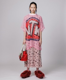 NON TOKYO（ノントーキョー）の「REVERSIBLE POWERNET HALF SLEEVE ONE-PIECE / NON-23S-0323（ワンピース）」