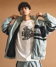 EXAMPLE エグザンプル ナイロンジャケット 黒 グレー XL EXAMPLE エグザンプル ナイロンジャケット 黒 グレー XL