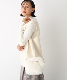 OPAQUE.CLIP | ミニマルフェイクファーショルダーバッグ【2WAY】(ショルダーバッグ)