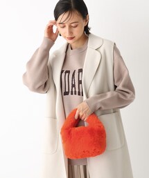 OPAQUE.CLIP | ミニマルフェイクファーショルダーバッグ【2WAY】(ショルダーバッグ)