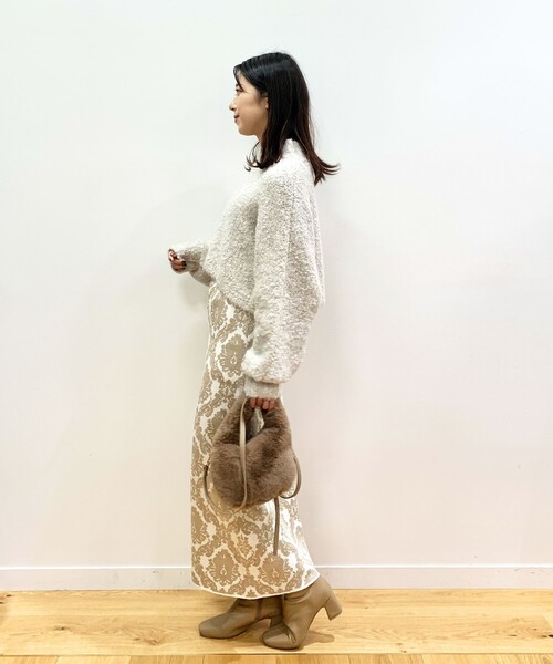 ミニマルフェイクファーショルダーバッグ【2WAY】