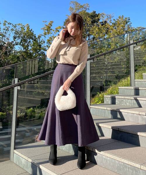 ミニマルフェイクファーショルダーバッグ【2WAY】